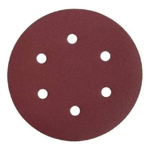 DISCO A SECO 0220 RED C/6FUR - 3M - UN