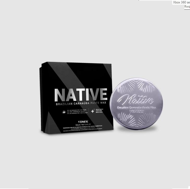 NATIVE CERA CARNAUBA BR PASTA 100ML - VONIXX - UN