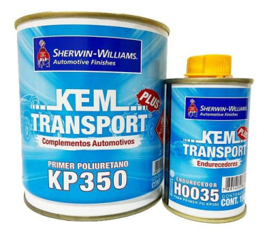 PRIMER PU CINZA KP350 5:1 + CAT - LAZZUR - UN