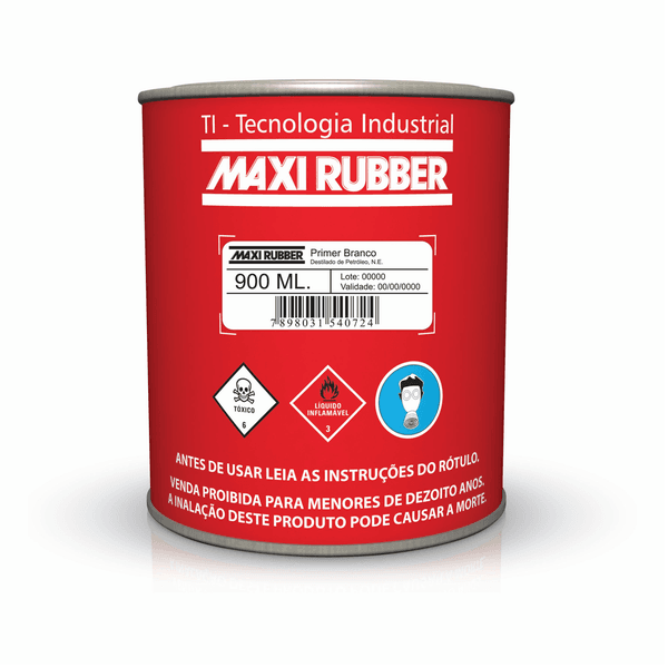 PRIMER RAPIDO UNIV. BRANCO 1/4 - MAXI RUBBER - 900ML