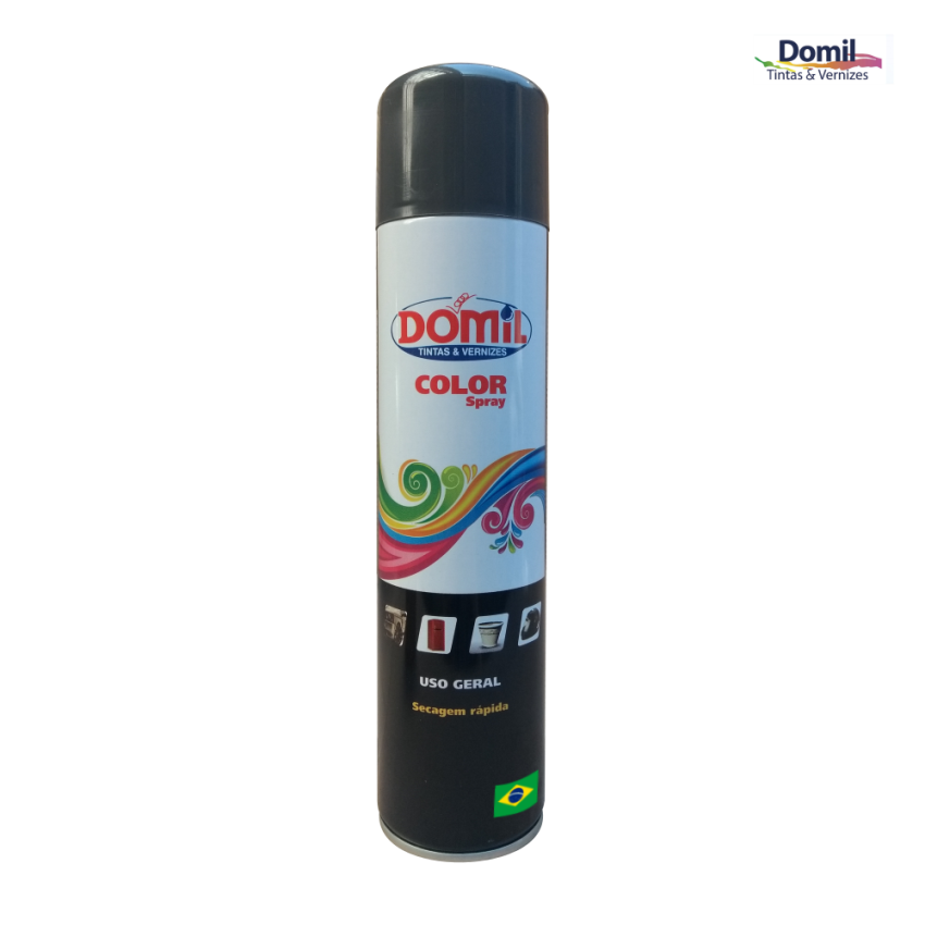 SPRAY CINZA MEDIO BRIL. 250GR. - 400ML