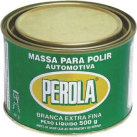 MASSA DE POLIR EXTRAFINA 500GR - PEROLA - UN