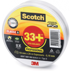 FITA ISOLANTE 19MM X 20M SCOTCH 33+ 3M - UN